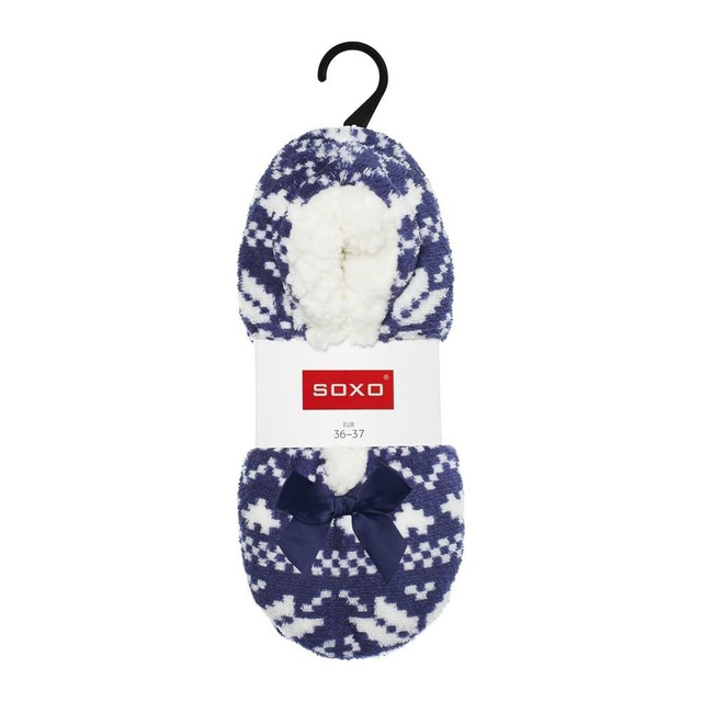 Ballerines de Noël avec nœud pour femmes SOXO