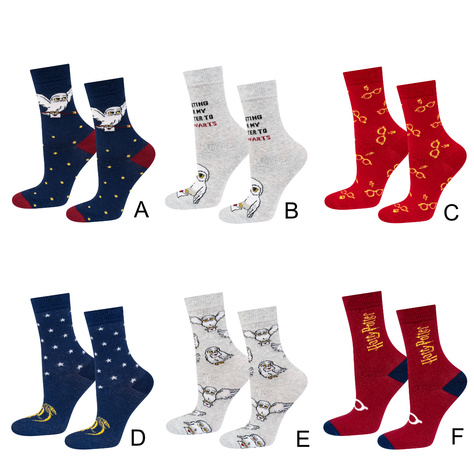 Calendrier de l'avent Harry Potter Lot de 6 chaussettes SOXO pour femmes