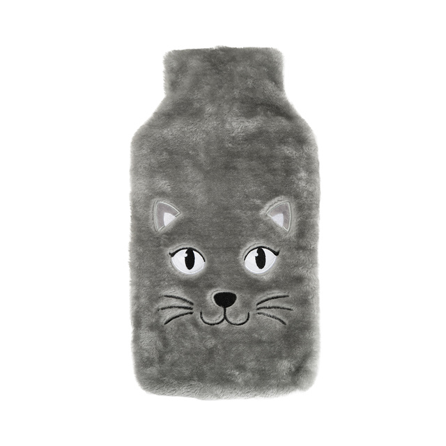 Bouillotte avec housse motif chat 3,5 l