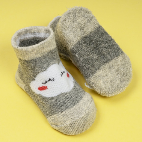 Lot de 3x chaussettes bébé SOXO en éponge pour les tout-petits