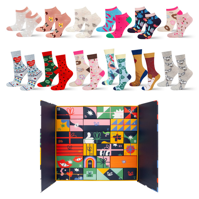 Calendrier de l’Avent avec Chaussettes 12-Pack