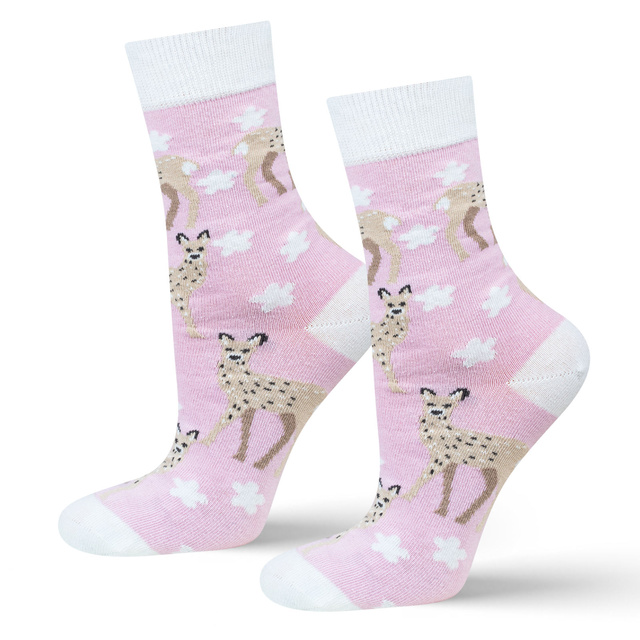 Chaussettes pour femmes SOXO cerf