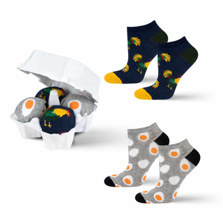 2x Pieds d'homme de Pâques SOXO colorés pour lui