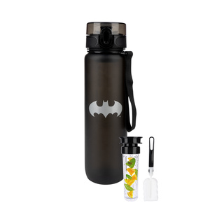 Bouteille d'eau 1L noire | durable et pratique | Batman