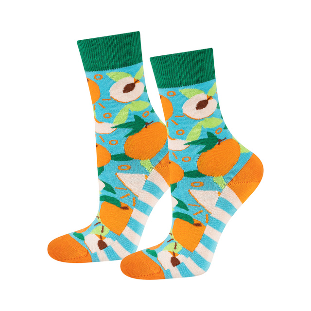 Chaussettes drôles SOXO GOOD STUFF pour femmes dans une boîte en cadeau