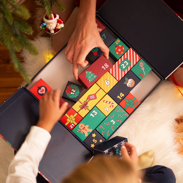 Calendrier de l’Avent avec chaussettes 12-paquet