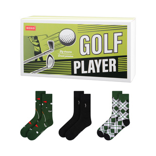 Chaussettes colorées homme SOXO Golf - 3 paires