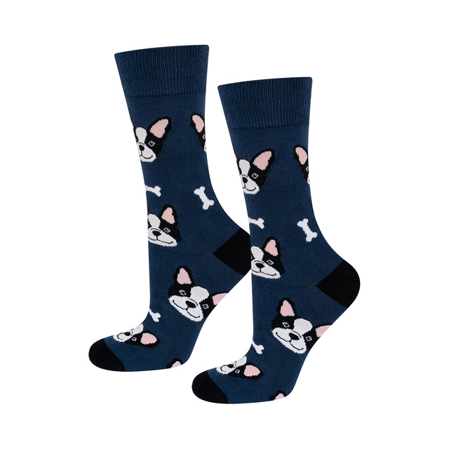Chaussettes pour femmes | SOXO pour hommes | Chien dans une boîte | idée cadeau idéale | Unisexe