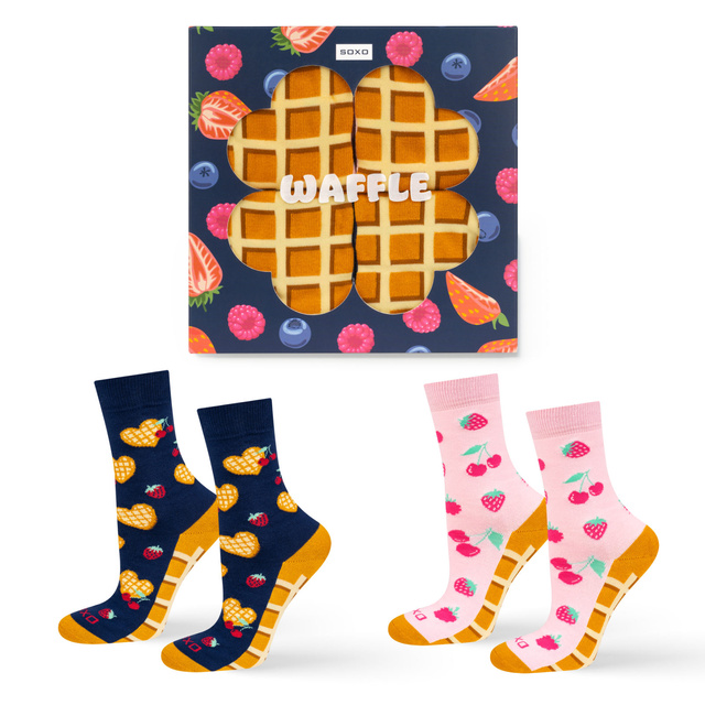 Paquet de chaussettes gaufrées pour femmes SOXO - 2 paires
