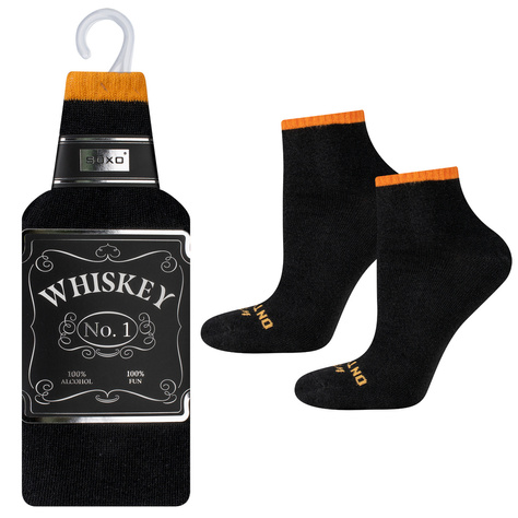 Chaussettes homme SOXO whisky dans un bandana | cadeau pour lui | Père Noël 