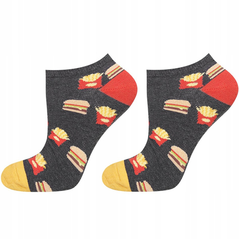 Lot de 6x chaussettes homme SOXO GOOD STUFF dans une boîte à pizza 