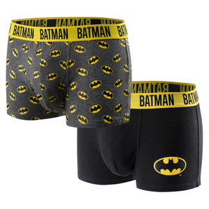 Lot de 2 caleçons Batman pour homme | Idée cadeau | Fête des garçons | Slip en coton