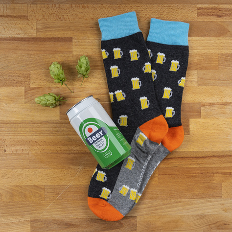 Caleçon de bière et chaussettes en canette pour homme SOXO | cadeau drôle pour un homme