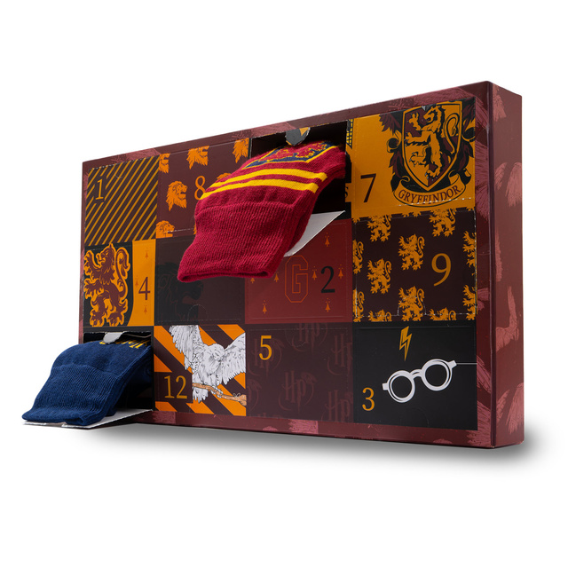 Calendrier de l'Avent Harry Potter Lot de 6x chaussettes SOXO Hommes