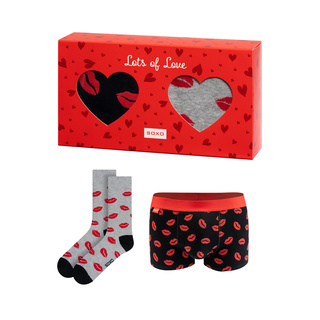 Ensemble Boxers et Chaussettes SOXO Bisou