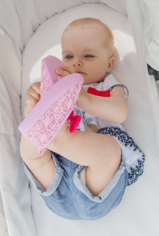 SOXO chaussons de ballerine pour bébé rose pour princesse