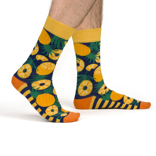 Chaussettes pour femmes | Hommes | SOXO BONNES CHOSES | ananas en conserve | pour un cadeau | Unisexe
