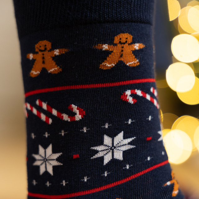 Chaussettes Bonhomme Pain d’Épices en Carte-Cadeau