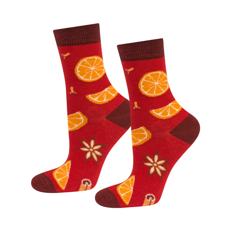 SOXO chaussettes femmes Chauffe-tasse de Noël