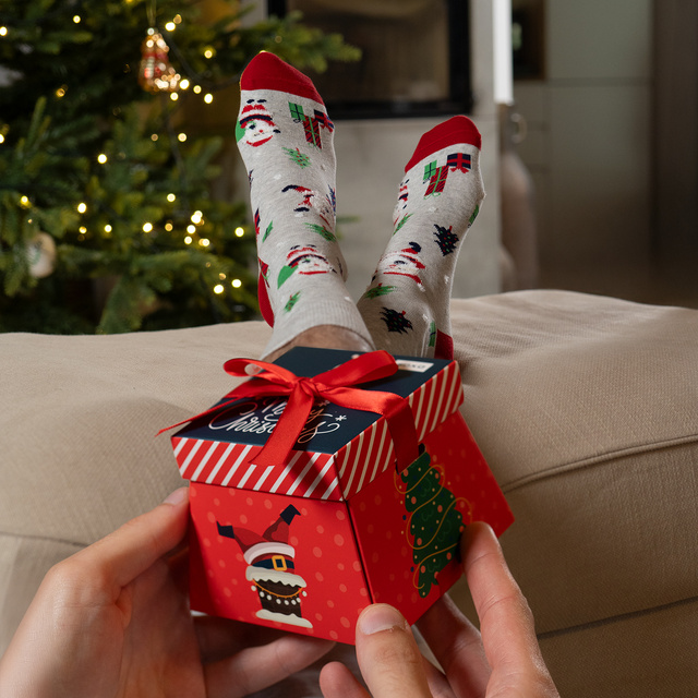 Chaussettes de Noël en Boîte