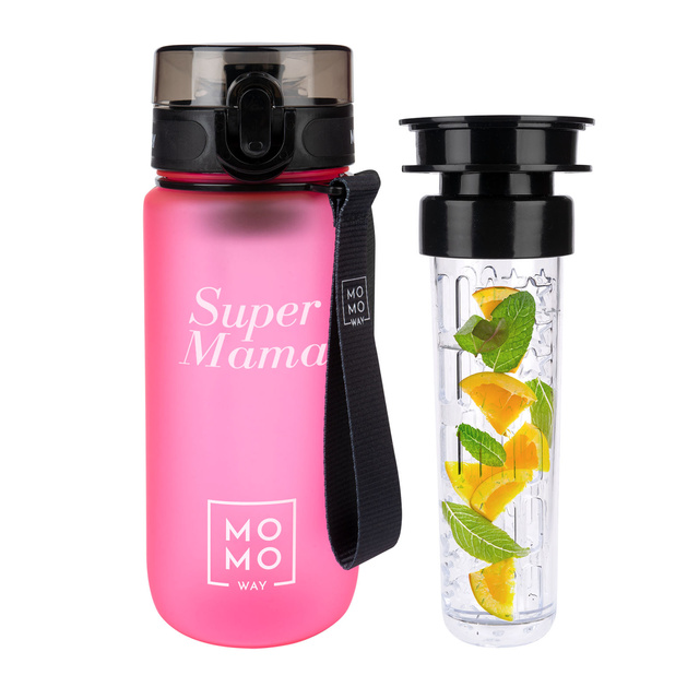 Bouteille d'eau 1.5L rose et bleu | BPA free 