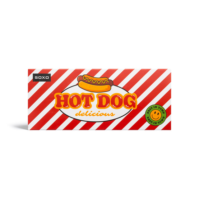 Chaussettes pour hommes SOXO Hot Dog