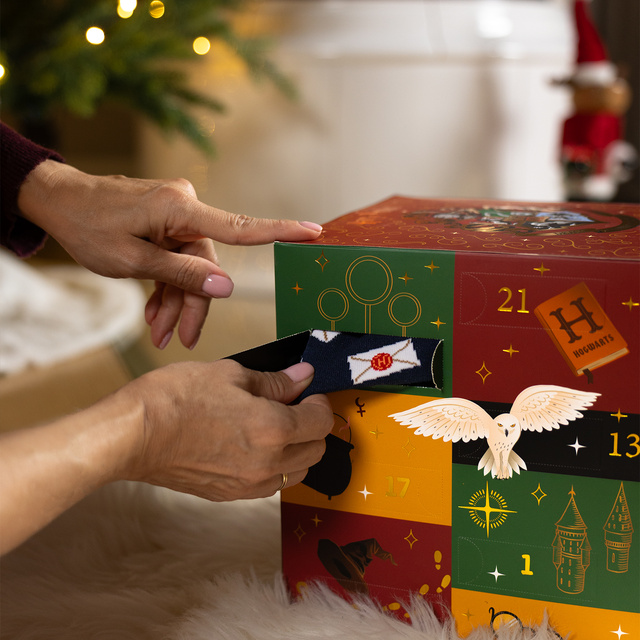 Coffret cadeau de chaussettes Harry Potter 24-pack