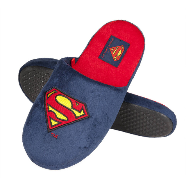 Lot de 1x Chaussettes colorées SOXO Superman et 1x Chaussons homme Superman