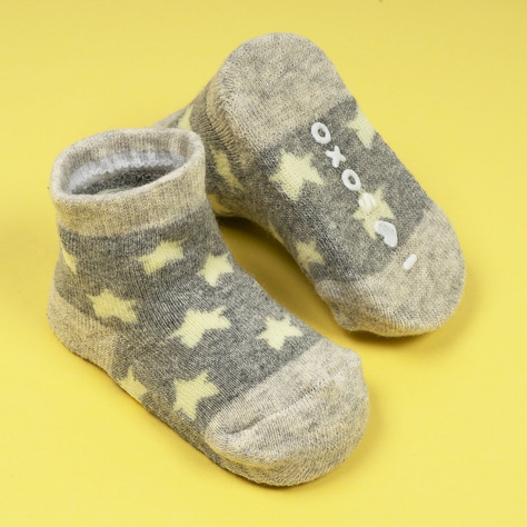 Lot de 3x chaussettes bébé SOXO en éponge pour les tout-petits