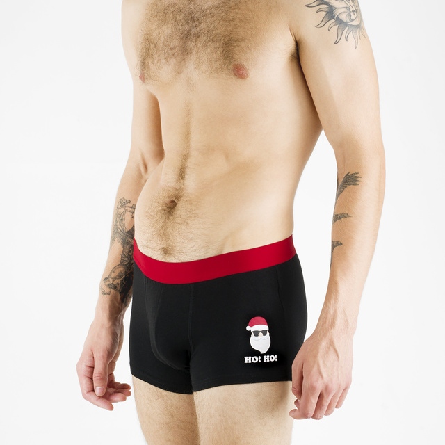 Coffret cadeau homme Soxo | 2x Chaussettes de Noël | 2x caleçons de Noël | cadeau pour le Père Noël | pour lui | Ensemble amusant