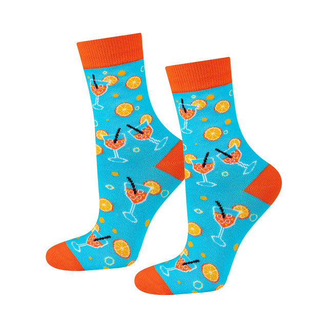 Chaussettes pour femmes SOXO GOOD STUFF drôles de Aperitif dans une bouteille cadeau