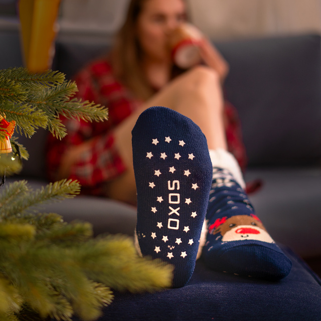 Chaussettes de renne SOXO pour femmes