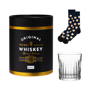 Chaussettes homme SOXO Whiskey dans un verre