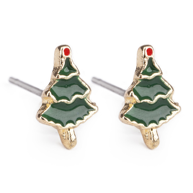 SOXO | Boucles d'oreilles sapin de Noël | Cake folk | Bâtons de Noël | Idée cadeau pour elle | Noël