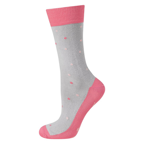 Chaussettes longues colorées pour femmes SOXO avec inscription coton love hate