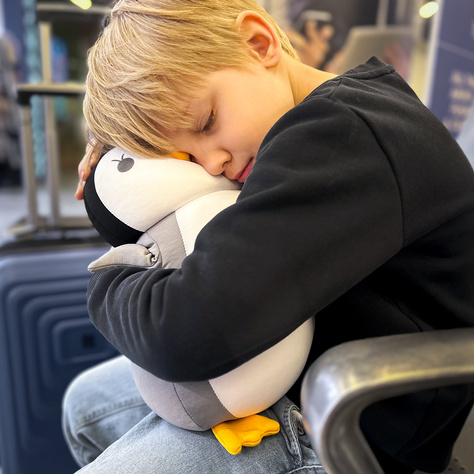 Coussin de voyage multifonctionnel pingouin | Rogal | oreiller de cou 