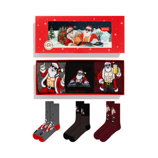 Chaussettes Père Noël Espiègle DJ 3 paires