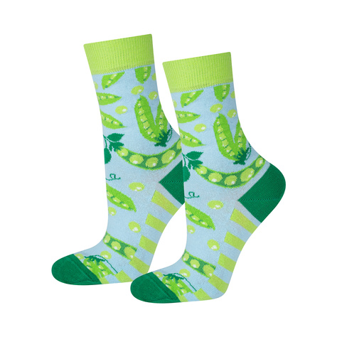 Lot de 3x chaussettes pour femmes et 3x chaussettes colorées pour hommes SOXO GOOD STUFF en boîte 