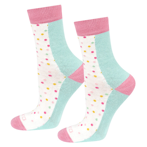 Lot de 3x chaussettes pour femmes SOXO | Crème glacée dans une boîte | Donuts | Bonne idée cadeau 