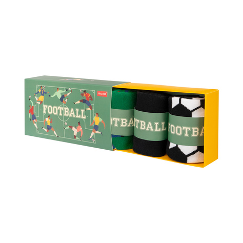 Chaussettes colorées homme SOXO Football - 3 paires 