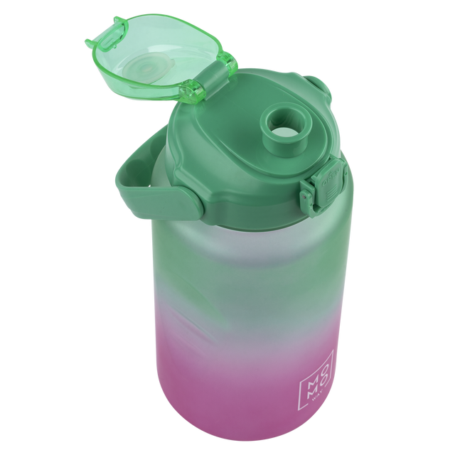 Bouteille d'eau 1,5L vert-rose | BPA free