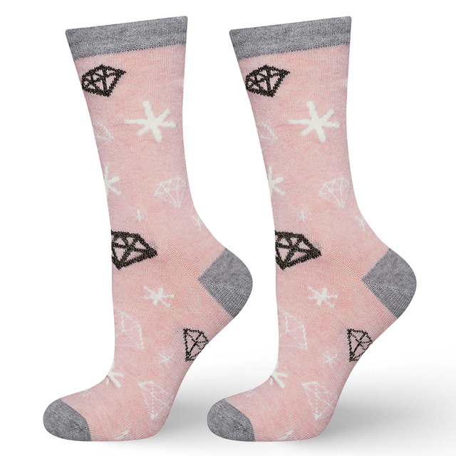 Chaussettes roses pour enfants SOXO GOOD STUFF diamants
