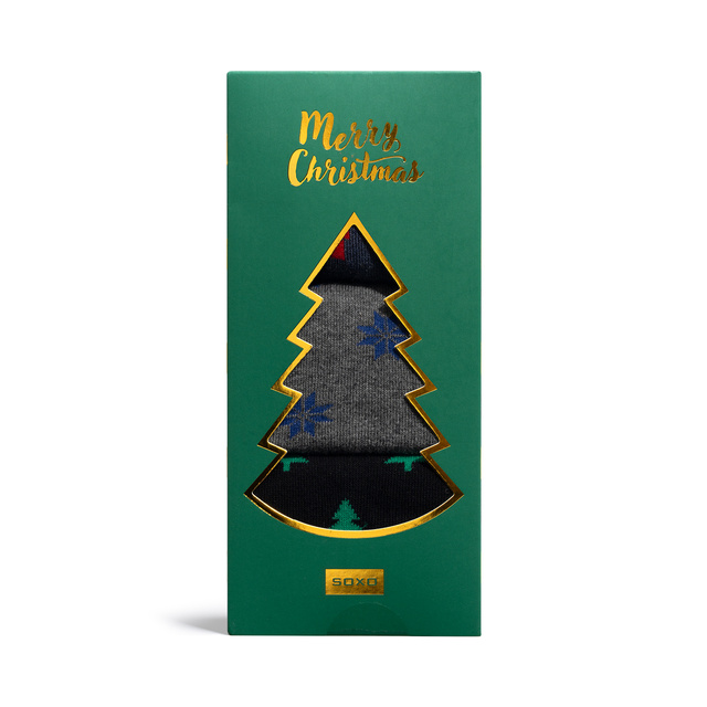 Chaussettes Homme SOXO de Noël - 3 paires
