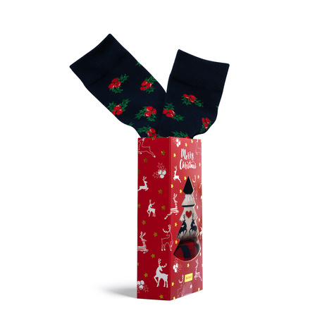 Chaussettes Femme SOXO Motifs de Noël en emballage - 3 paires