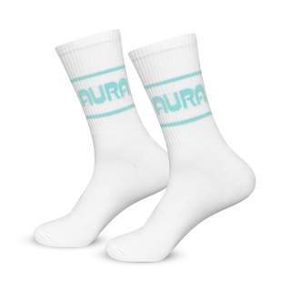 Chaussettes homme blanches AURA