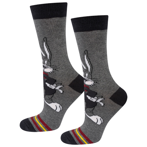 Lot de 2x chaussettes pour hommes Bugs and Daffy