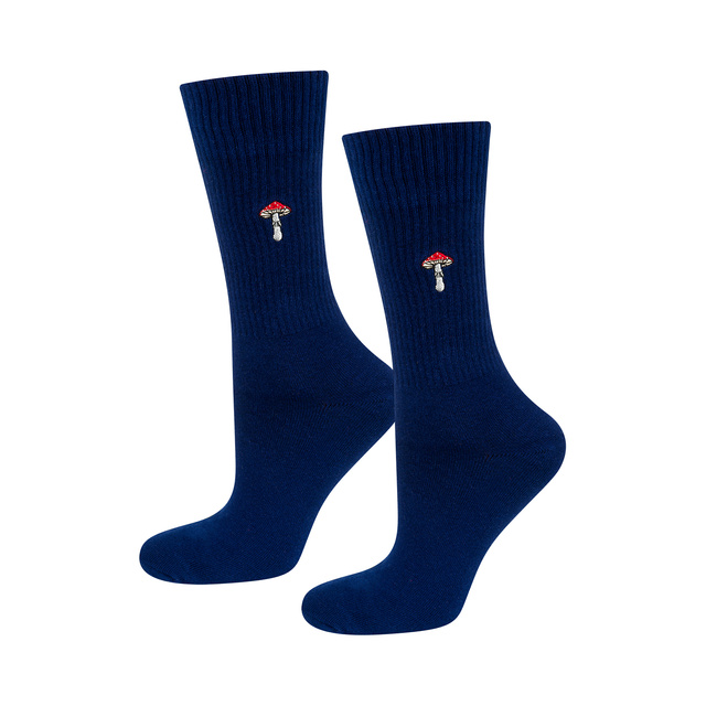 Lot de 4x chaussettes à champignons SOXO pour hommes dans un paquet édition premium