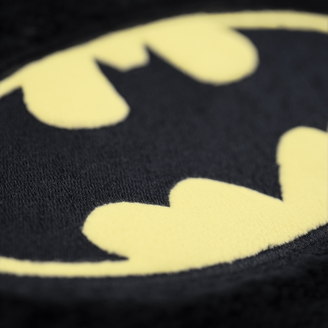 Chauffe bouillotte noire SOXO dans une housse peluche Idée cadeau BATMAN BIG 1.8l