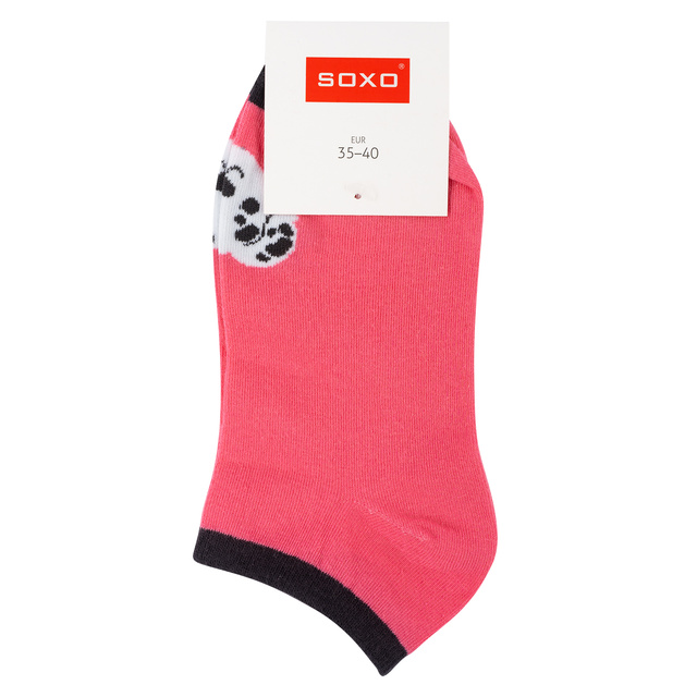 Lot de 5x chiens de pieds colorés pour dames SOXO