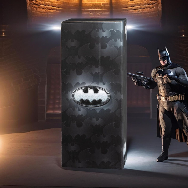 Bouteille d'eau 0.6L noire | durable et pratique | Batman